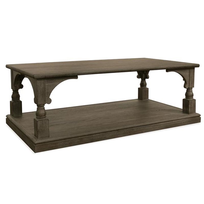 Riverside Furniture Juniper Caster Coffee Table In Charcoal 44403 Riverside Furniture Juniper Caster Coffee Table In Charcoal