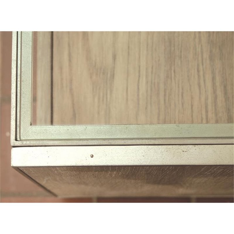 Riverside Furniture Sophie Glass Top Storage Coffee Table in Natural