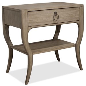 riverside furniture sophie 1 drawer accent nightstand in natural