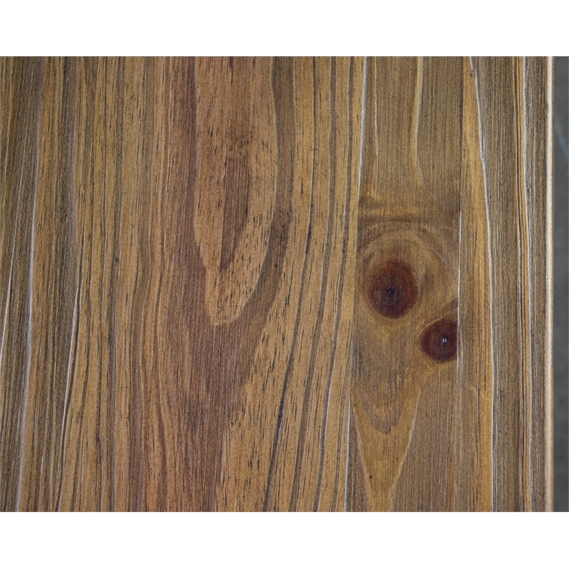 Riverside Furniture Hawthorne 64" Wood Dining Bench in Barnwood Brown