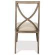 Riverside Furniture Sophie Upholstered Wood Dining Side Chair in Natural