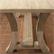 Riverside Furniture Sophie Wood Counter Height Trestle Dining Table in Natural