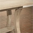 Riverside Furniture Sophie Wood Counter Height Trestle Dining Table in Natural