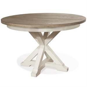 riverside furniture myra extendable cross base dining table