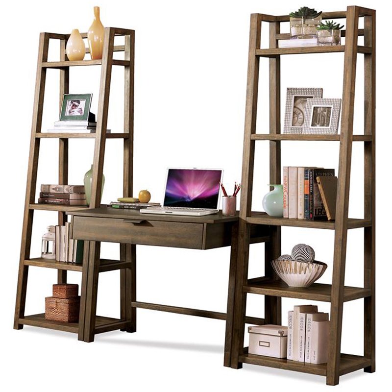 Riverside Furniture Perspectives 90 Computer Desk In Brushed Acacia Riverside Furniture Perspectives 90
