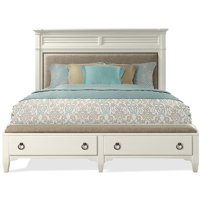 Riverside Furniture Myra Upholstered California King Storage Bed Riverside Furniture Myra Upholstered California King Storage Bed