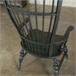 Riverside Furniture Cassidy Windsor Dining Arm Chair in Charred Oak