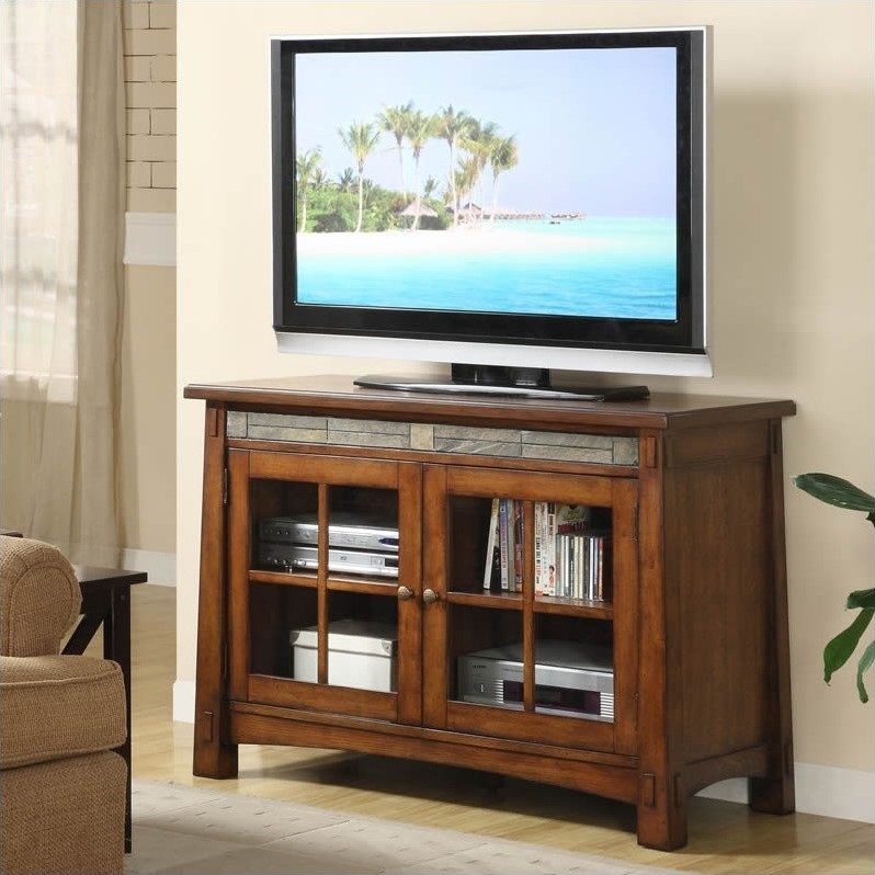 Riverside Furniture Craftsman Home 45 Inch TV Stand in ...