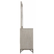 Riverside Furniture Maisie Refined Glam Wood Framed Mirror in Champagne Beige