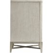 Riverside Furniture Maisie Wood 3-Drawer Modern Nightstand in Champagne Beige
