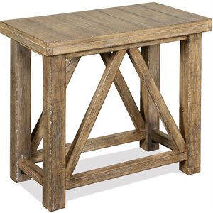 riverside furniture sonora cottage chairside table in snowy desert