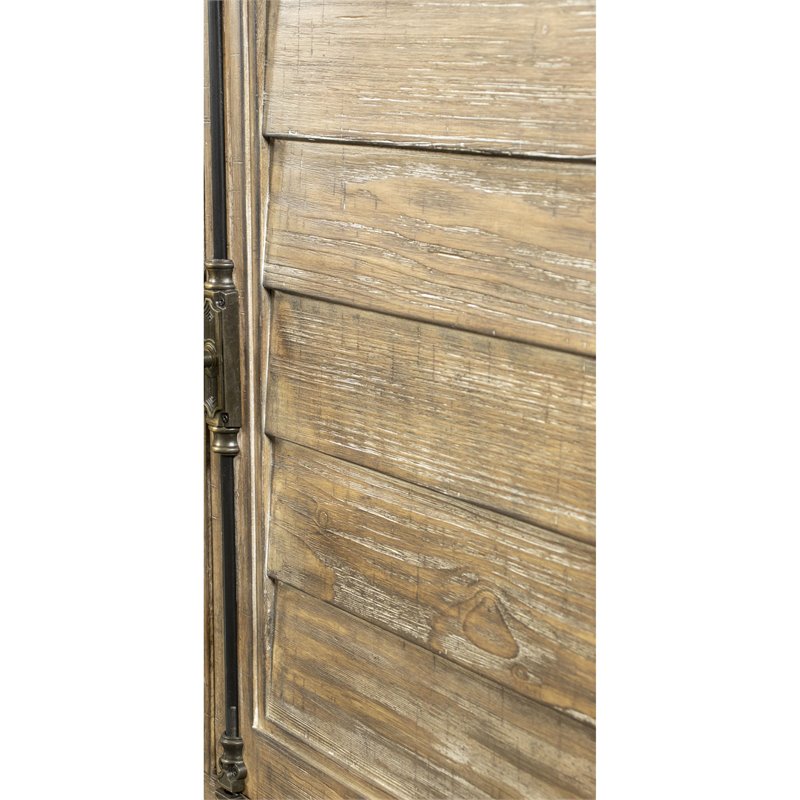 Riverside Furniture Sonora Coastal Wood Sideboard in Snowy Desert Brown