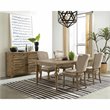 Riverside Furniture Sonora Coastal Wood Sideboard in Snowy Desert Brown