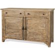 Riverside Furniture Sonora Coastal Wood Sideboard in Snowy Desert Brown