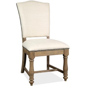 riverside furniture aberdeen dining side chair in weathered driftwood