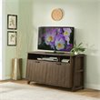 Riverside Furniture Perspectives Modern Wood TV Console in Brushed Acacia Brown