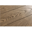 Riverside Furniture Barrington Wood Coffee Table in Antique Oak and Matte Black