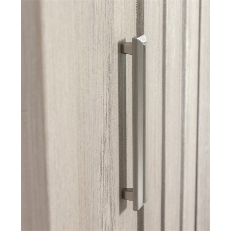 Riverside Furniture Cascade Modern Contemporary Wood Server in Dovetail Gray