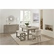 Riverside Furniture Cascade Modern Contemporary Wood Server in Dovetail Gray