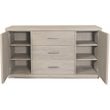 Riverside Furniture Cascade Modern Contemporary Wood Server in Dovetail Gray