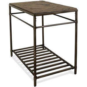 riverside furniture hillcrest updated classics chairside table in cardamom