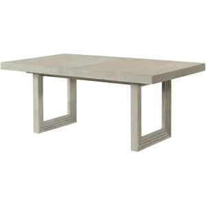 riverside furniture cascade contemporary extendable dining table in dovetail