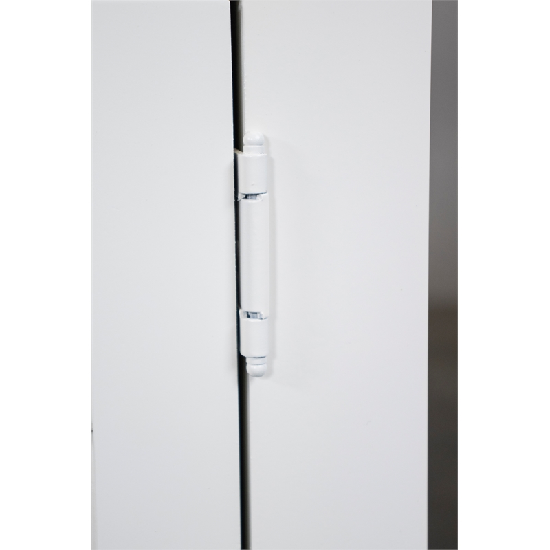 Riverside Furniture Cora Wood Entertainment Console in Cloud White and Fog Gray