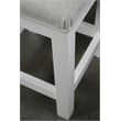 Riverside Furniture Cora Wood Workstation in Cloud White and Fog Gray