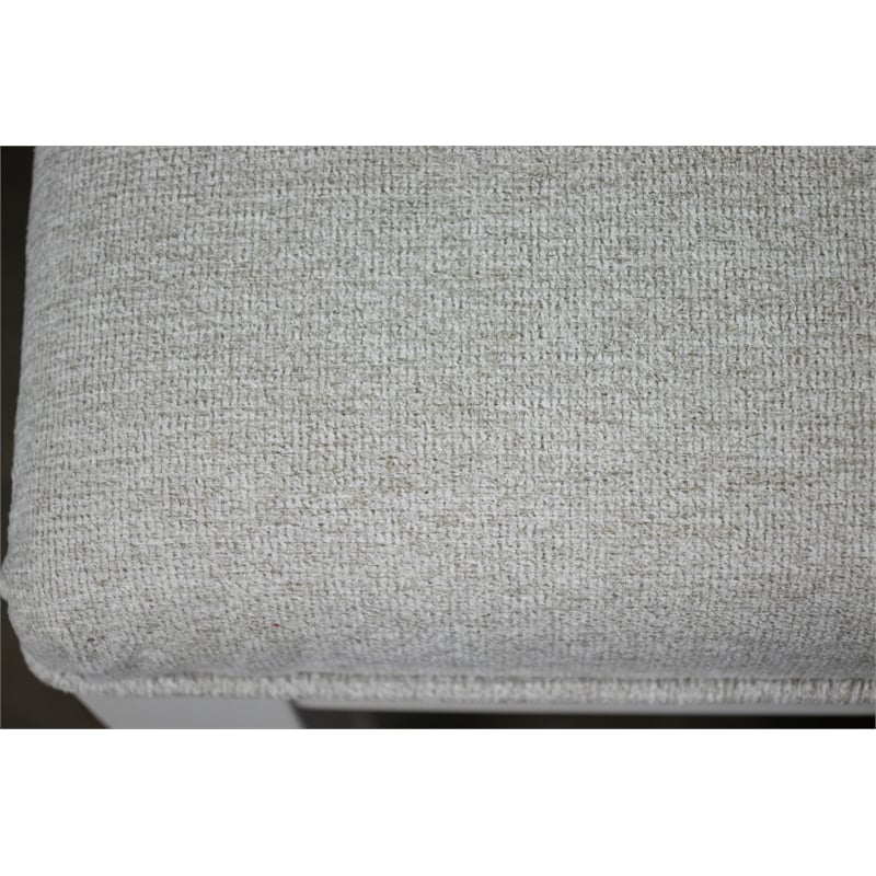 Riverside Furniture Cora Wood Workstation in Cloud White and Fog Gray