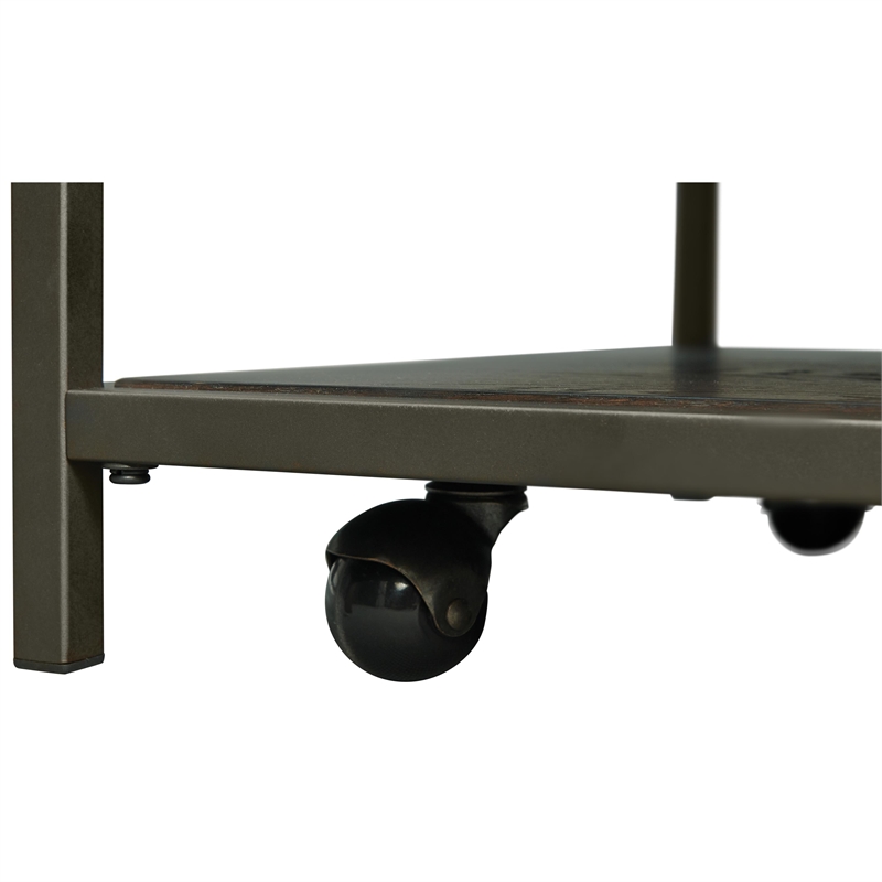 Riverside Furniture Hyde Rectangular Wood Coffee Table in Caviar Brown
