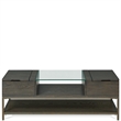 Riverside Furniture Hyde Rectangular Wood Coffee Table in Caviar Brown