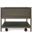 Riverside Furniture Hyde Rectangular Wood Coffee Table in Caviar Brown