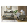 Riverside Furniture Hyde Rectangular Wood Side Table in Caviar Brown