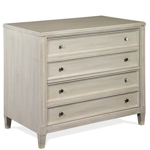 Riverside Furniture Maisie Wood Lateral File Cabinet in Champagne Beige