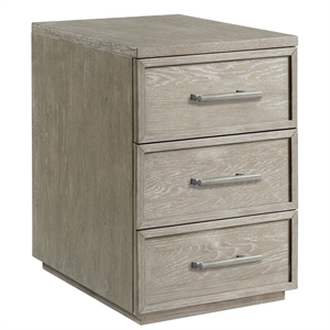 Riverside Furn Fresh Perspectives Wood Mobile File Cabinet in Casual Taupe Tan
