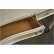 Riverside Furntiure Maisie  Wood Writing Desk in Champagne Beige