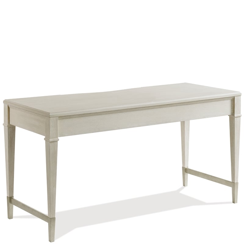 Riverside Furntiure Maisie  Wood Writing Desk in Champagne Beige