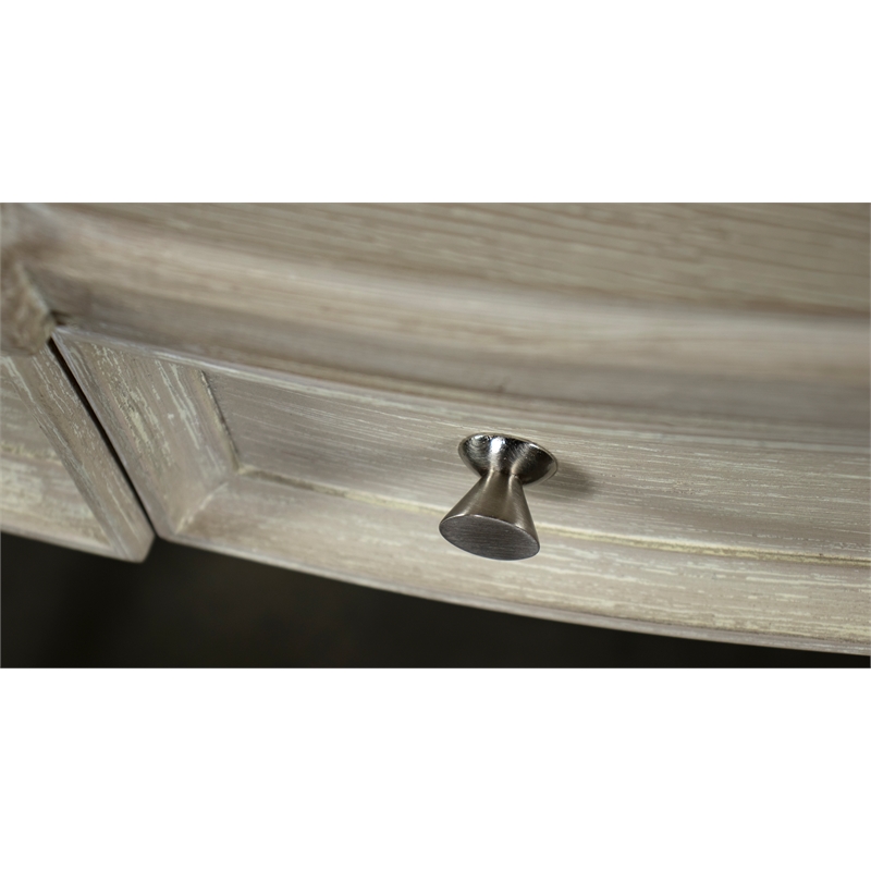 Riverside Furntiure Maisie  Wood Writing Desk in Champagne Beige