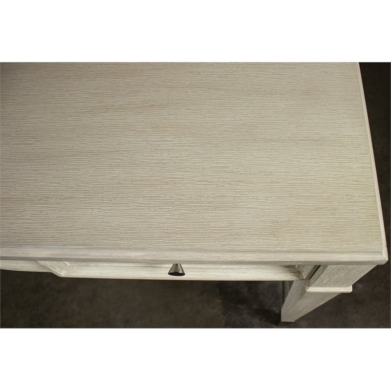 Riverside Furntiure Maisie  Wood Writing Desk in Champagne Beige
