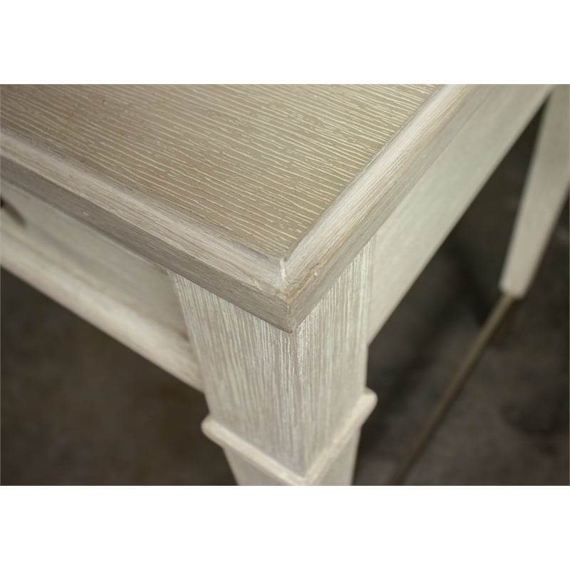 Riverside Furntiure Maisie  Wood Writing Desk in Champagne Beige