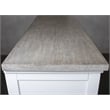 Riverside Furniture Cora Wood 7-Drawer Dresser in Cloud White and Fog Gray