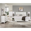 Riverside Furniture Cora Wood Framed Landscape Mirror in Cloud White