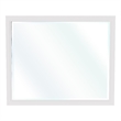 Riverside Furniture Cora Wood Framed Landscape Mirror in Cloud White