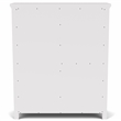 Riverside Furniture Cora Wood Armoire in Cloud White and Fog Gray