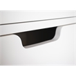 Riverside Furniture Cora Wood Armoire in Cloud White and Fog Gray