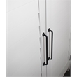 Riverside Furniture Cora Wood Armoire in Cloud White and Fog Gray