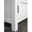 Riverside Furniture Cora Wood Armoire in Cloud White and Fog Gray