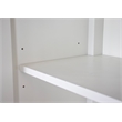 Riverside Furniture Cora Wood Armoire in Cloud White and Fog Gray