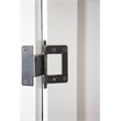 Riverside Furniture Cora Wood Armoire in Cloud White and Fog Gray