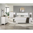 RIverside Furniture Cora Wood Two Drawer Nightstand in Cloud White & Fog Gray
